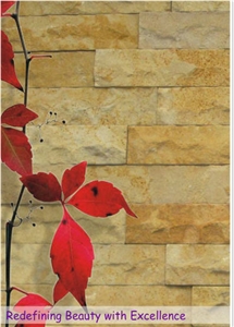Sandstone Ledge Stone, Buff Yellow Sandstone