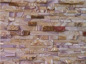 Retro Grained Stone Veneer, Donegal Quarzite Altclough Quartzite