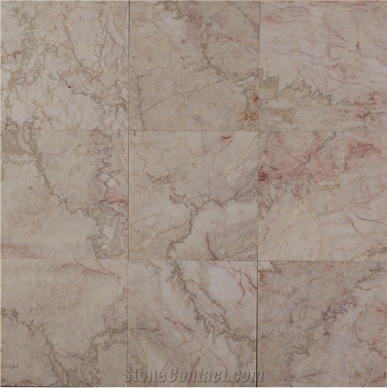Cherry Blossom 12x12, Marble Slabs