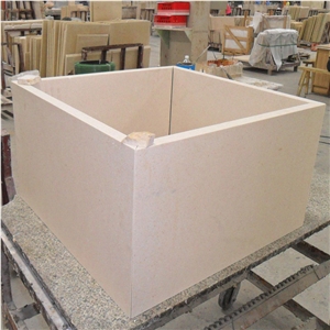Wall Pannel, Ivory White Limestone Wall