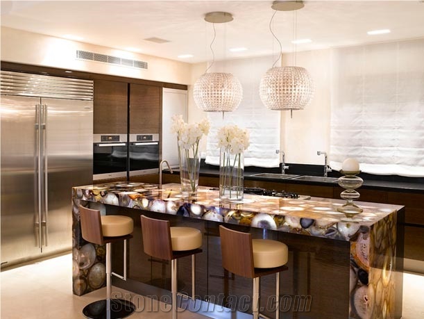 Semiprecious Stone Countertops