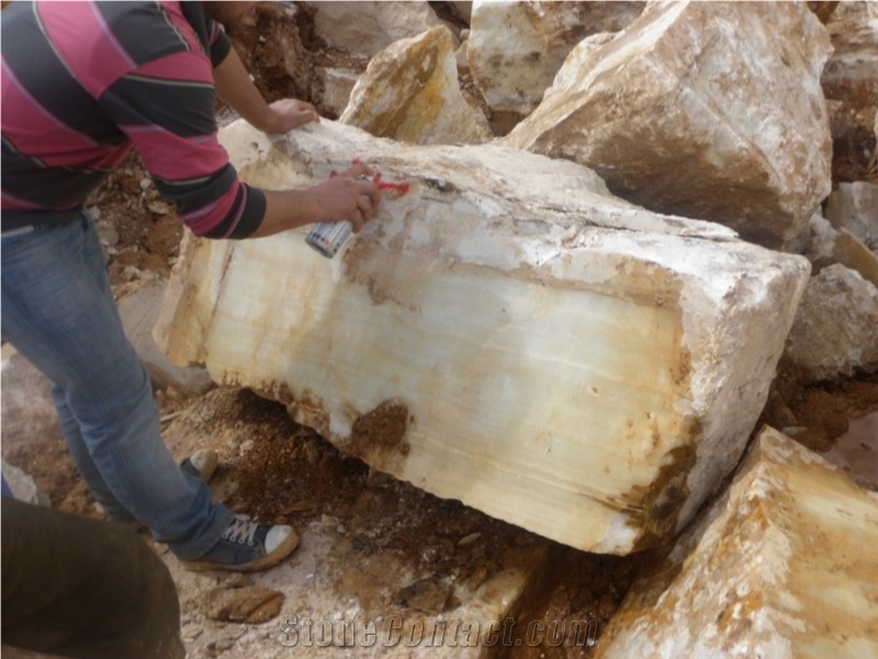 White Onyx Block
