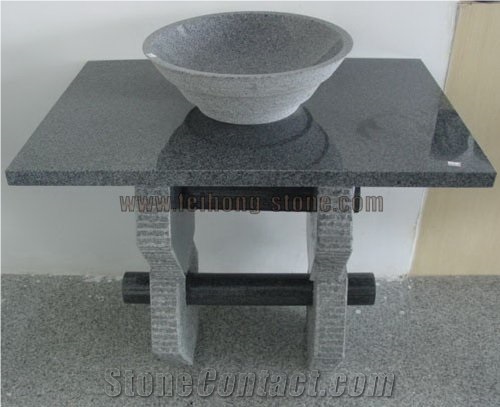 G654 Granite Stone Sink, Padang Dark Sink, G654 Grey Granite Sink