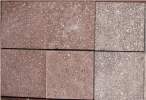 G666 Red Porphyry Cobblestone, Porphyry Red Granite Cobblestone