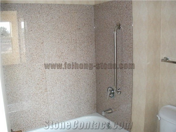 G682 Tub Surround,Rustic Yellow Bath Surround,Ming, G682 Yellow Granite Bath Tub
