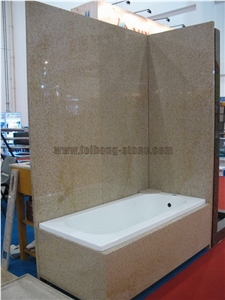 G682 Tub Surround,Rustic Yellow Bath Surround,Ming, G682 Yellow Granite Bath Tub