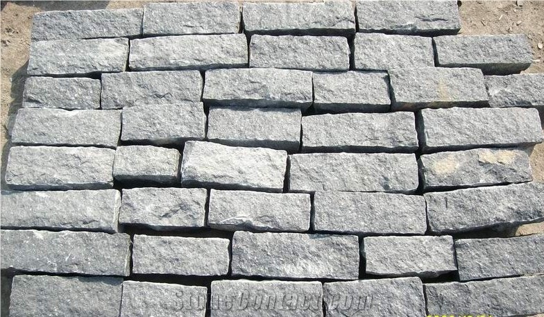 G684 Cobblestone,G684 Cubestone,G684 Paving Sets G684 Black Granite Cobblestone