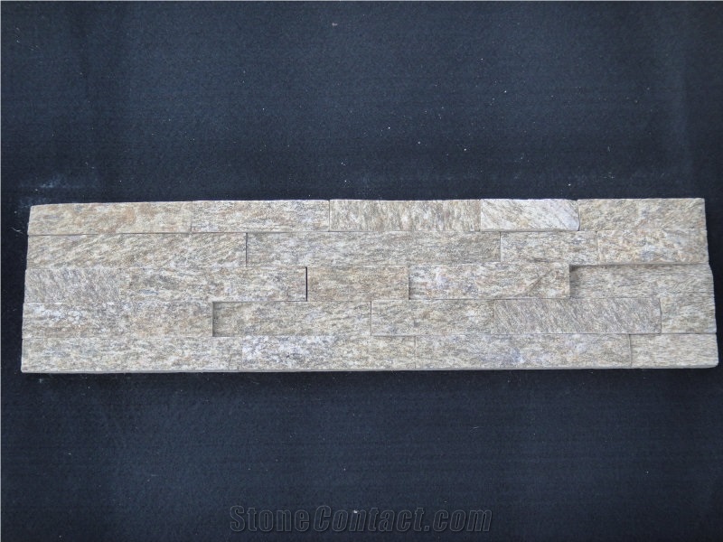 Tiger Yellow Culture Stone, Yellow Granite Cultured Stone