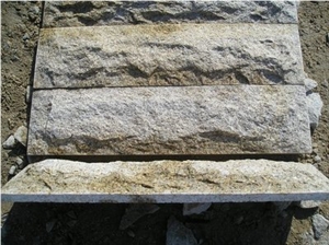 Wall Cladding Mushroom Stone, G682 Yellow Granite Mushroom Stone Wall Cladding Mushroom Stone, G682 Yellow Granite Mushroom Stone