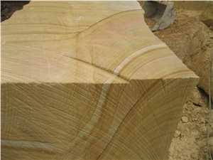 Queensland Sandstone Blocks, Pietra Australe Gialla Sandstone Block