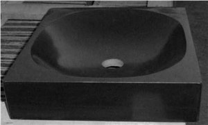 Black Wash Basin, Absolute Black Slate Wash Basin