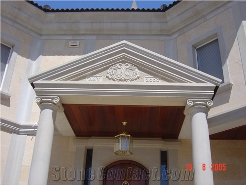 Floresta Sandstone Columns, Beige Sandstone Columns