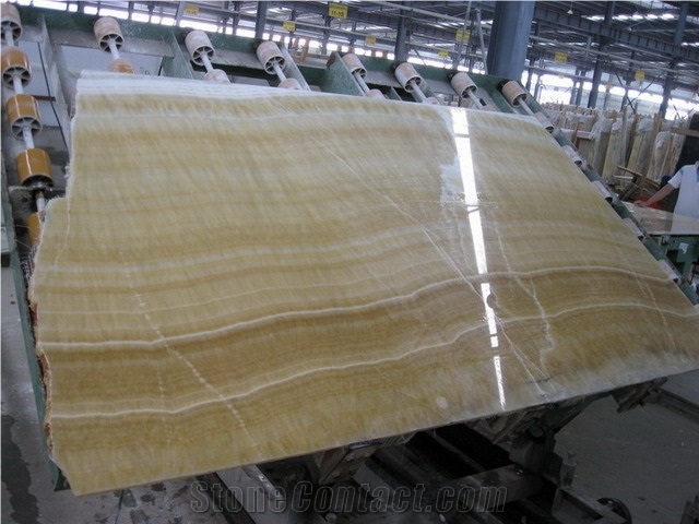 Honey Onyx Slab, China Yellow Onyx