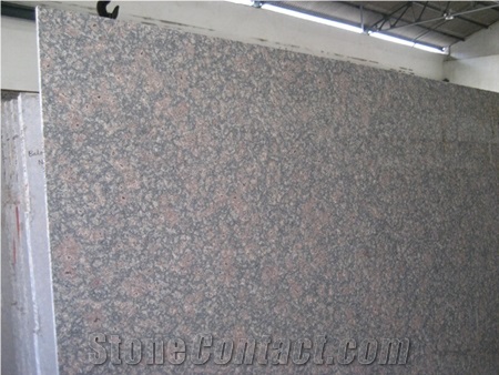 Bala Flower Granite Slabs, India Brown Granite