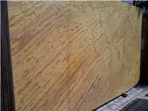 Ghibli Gold Granite Slabs, India Yellow Granite
