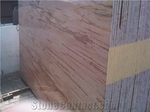 Rising Sun Granite Slabs, India Brown Granite