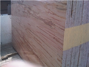 Rising Sun Granite Slabs, India Brown Granite