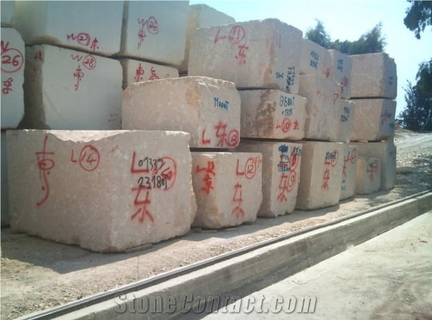 Shells Reef Caramel Blocks, Syria Yellow Limestone