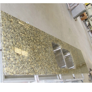 Giallo Veneziano Fiorito Granite Kitchen Counterto, Giallo Veneziano Fiorito Yellow Granite Countertop