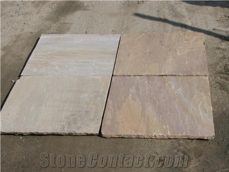 Autumn Brown Sandstone Paving Stone, Brown Sandstone Cube Stone & Pavers India