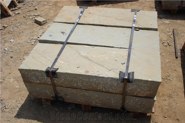 Kandla Grey Sandstone Paving and Clading Stone, Grey Sandstone Cube Stone & Pavers