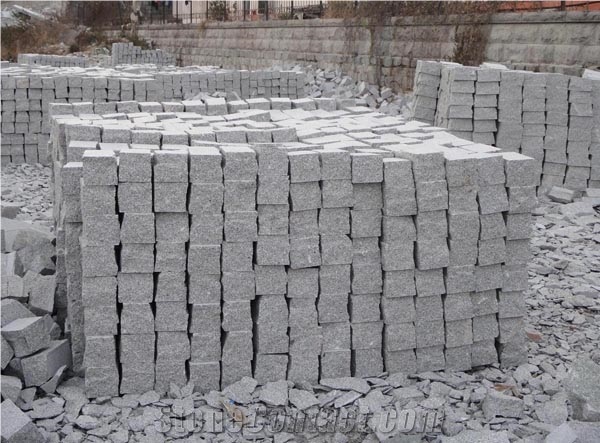 G341 Grey Granite Cobble Stone