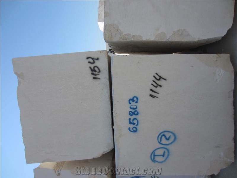 Vratza Limestone Blocks, Beige Limestone Bulgaria Blocks