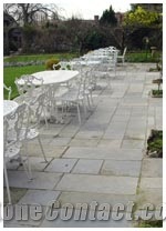 Purbeck Feather Paving, Purbeck Vie Limestone Pavement