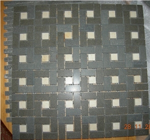 Grey Andesite Mosaic Tiles,Grey Basalt Mosaic