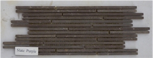 Slate Mosaics-purple, Lilac Slate Mosaics