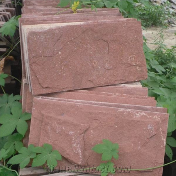 Hebei Red Sandstone Factory, China Red Sandstone Cultured Stone