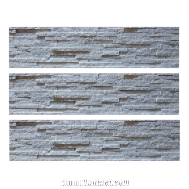 Nature Quartz Culture Stone,White Quartzite Cultured Stone