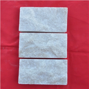 White Quartzite Mushroom Stone