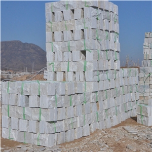 White Quartzite Mushroom Stone