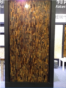Gemstone Of Yellow Tiger Eye Slab for Wall, Floor