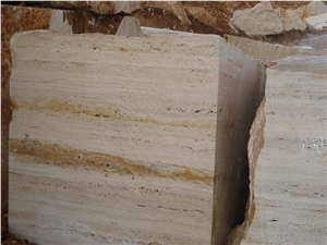 Elmad Light Mix Travertine, ELMAD KEBAN MIX Travertine Block