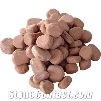 Red, White Sandstone Pebbles & Gravels India