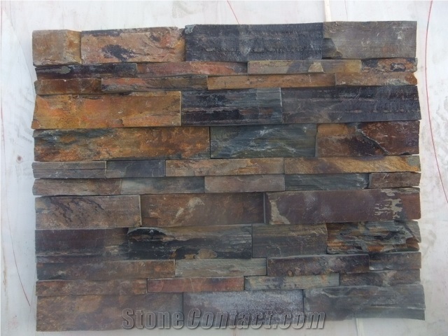 Culture Stone ,Ledge Stone,Vneer Stone,Rust Slate Ledge Stone