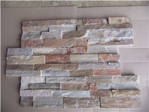 Cultured Stone,Ledge Stone,Venner Stone,Multicolor Slate Cultured Stone