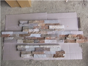 Cultured Stone,Ledge Stone,Venner Stone,Multicolor Slate Cultured Stone