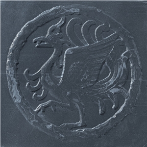Stone Art, Black Slate Relief