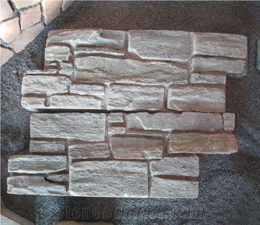 Concrete Wall Ledge Stone, Grey Slate Ledge Stone