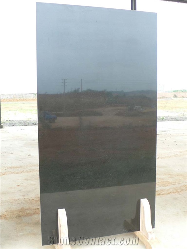 Hainan Balck, China Black Basalt Slabs & Tiles