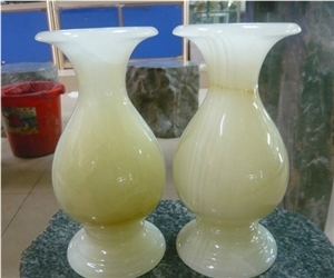 White Onyx Vase