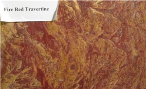 Red Fire Travertine