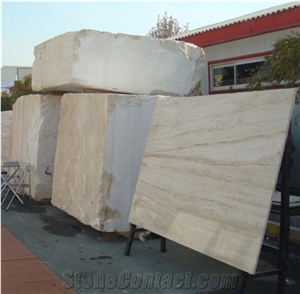 White Travertine Block White Travertine Block