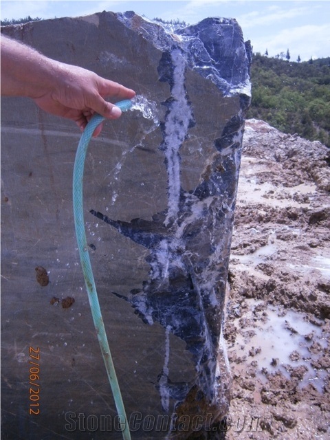 Karacabey Black Marble Block, Turkey Black Marble