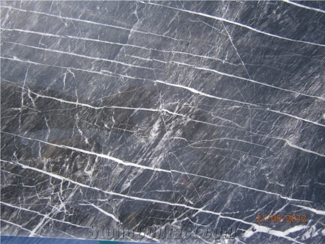 Karacabey Black Marble Block, Turkey Black Marble