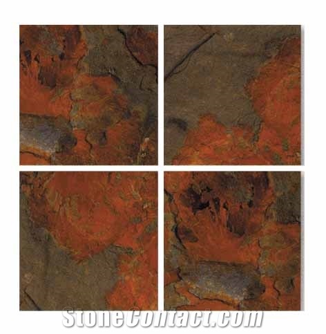 Red Slate CS-006,Red Slate Tiles
