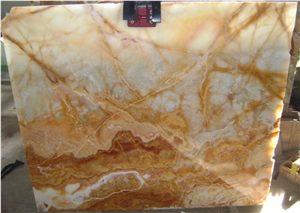 Yellow Onyx Slabs, Pakistan Gold Yellow Onyx